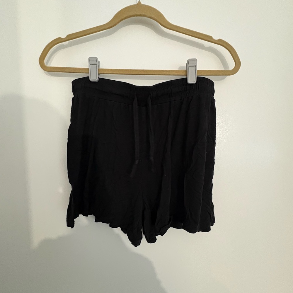 Black Short Sleeve Pajama Set - Picture 3 of 5